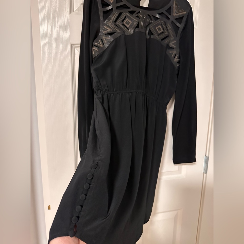 Silk dress sz L